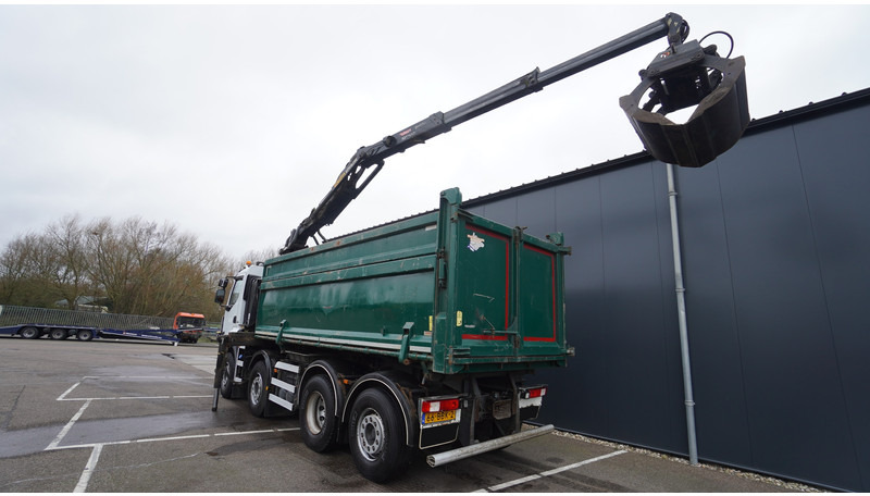 Renault PREMIUM 380 DXI 8X2/6 2 SIDE TIPPER WITH PLFINGER Q 170 Z CRANE.278.200KM - شاحنة كرين: صور 4 Renault PREMIUM 380 DXI 8X2/6 2 SIDE TIPPER WITH PLFINGER Q 170 Z CRANE.278.200KM - شاحنة كرين: صور 4