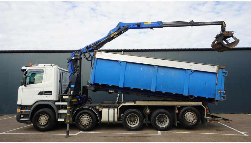 Scania G 490 10X4 CABLE SYSTEM TRUCK WITH PALFINGER Q180Z95TR CRANE - شاحنة كرين: صور 1 Scania G 490 10X4 CABLE SYSTEM TRUCK WITH PALFINGER Q180Z95TR CRANE - شاحنة كرين: صور 1