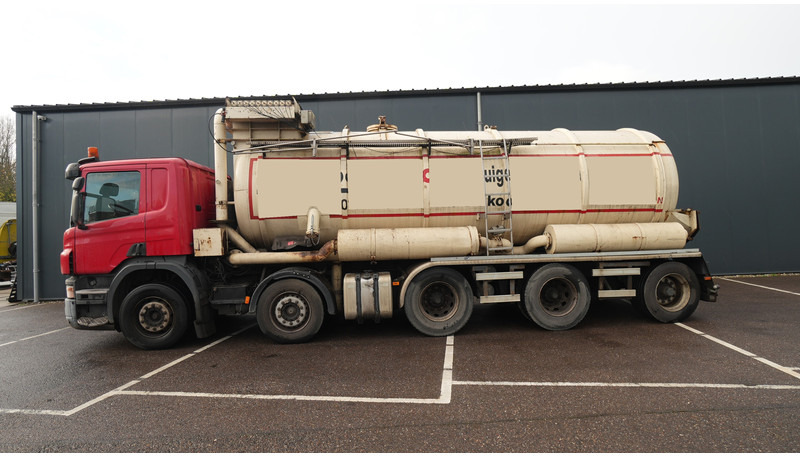 شاحنة صهريج Scania P 380 10X4 BLOW AND SUCK TRUCK 522.000: صور 1