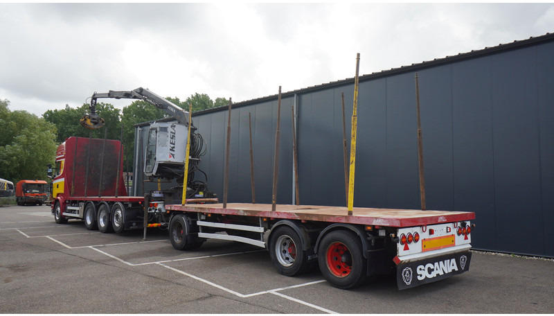 Scania R 580 V8 8X4 LOGTRANSPORT COMBI WITH MTDK YEAR 2012 TRAILER KESLA 46 CRANE - شاحنة قطع الأشجار, شاحنة كرين: صور 5 Scania R 580 V8 8X4 LOGTRANSPORT COMBI WITH MTDK YEAR 2012 TRAILER KESLA 46 CRANE - شاحنة قطع الأشجار, شاحنة كرين: صور 5