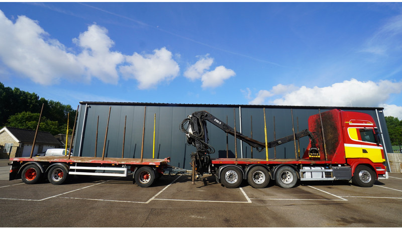 Scania R 580 V8 8X4 LOGTRANSPORT COMBI WITH MTDK YEAR 2012 TRAILER KESLA 46 CRANE - شاحنة قطع الأشجار, شاحنة كرين: صور 4 Scania R 580 V8 8X4 LOGTRANSPORT COMBI WITH MTDK YEAR 2012 TRAILER KESLA 46 CRANE - شاحنة قطع الأشجار, شاحنة كرين: صور 4