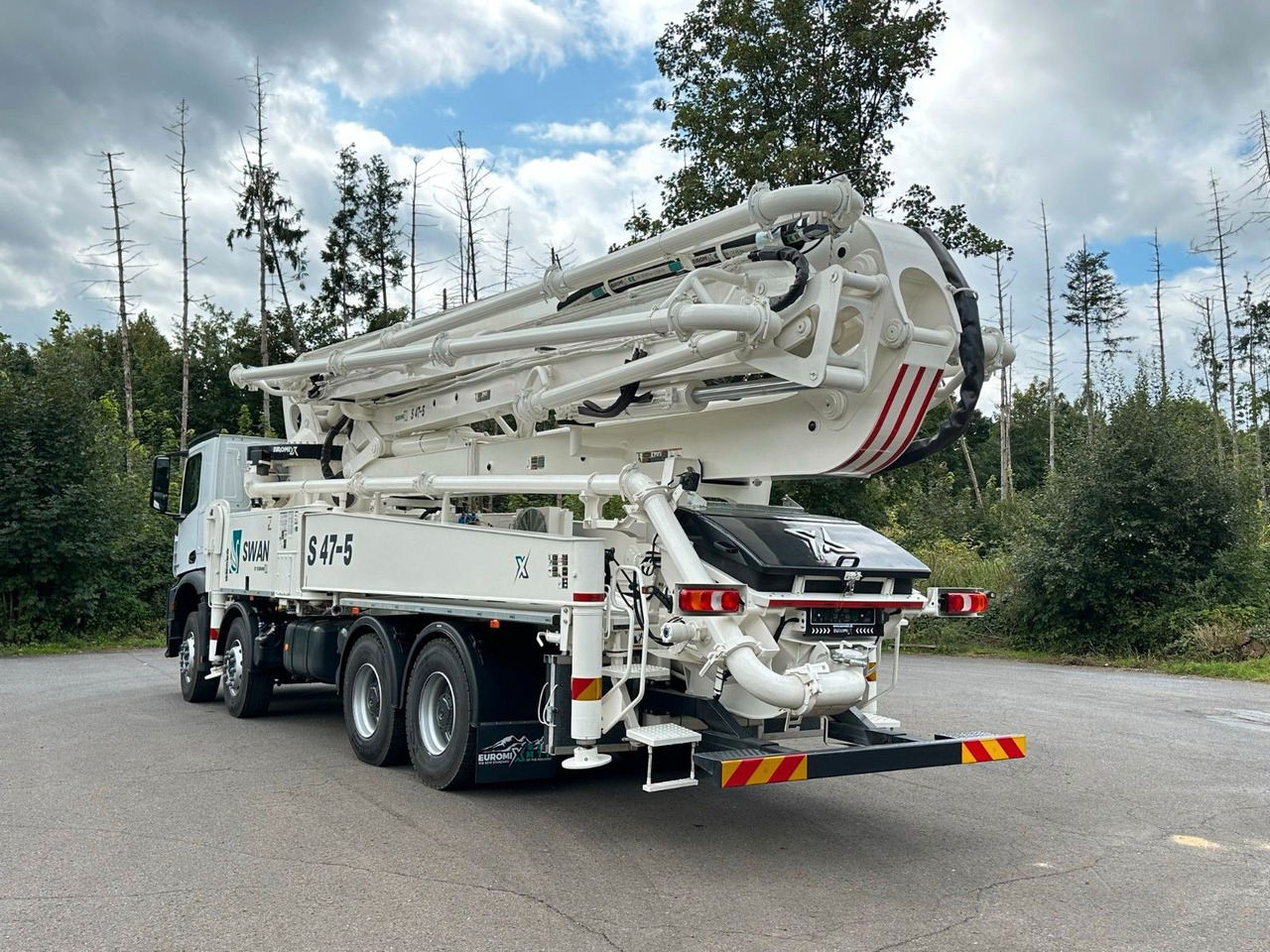 شاحنة خلاطة خرسانة Mercedes-Benz Arocs 5 4142  8x4 SWAN TSP 47-5 160RZ ( 47m ): صور 6