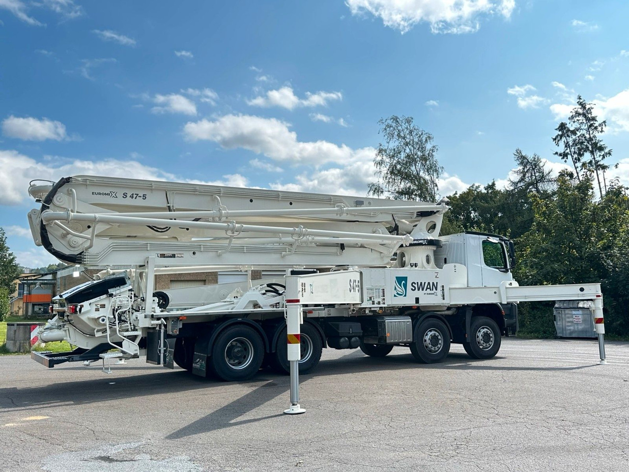 شاحنة خلاطة خرسانة Mercedes-Benz Arocs 5 4142  8x4 SWAN TSP 47-5 160RZ ( 47m ): صور 17