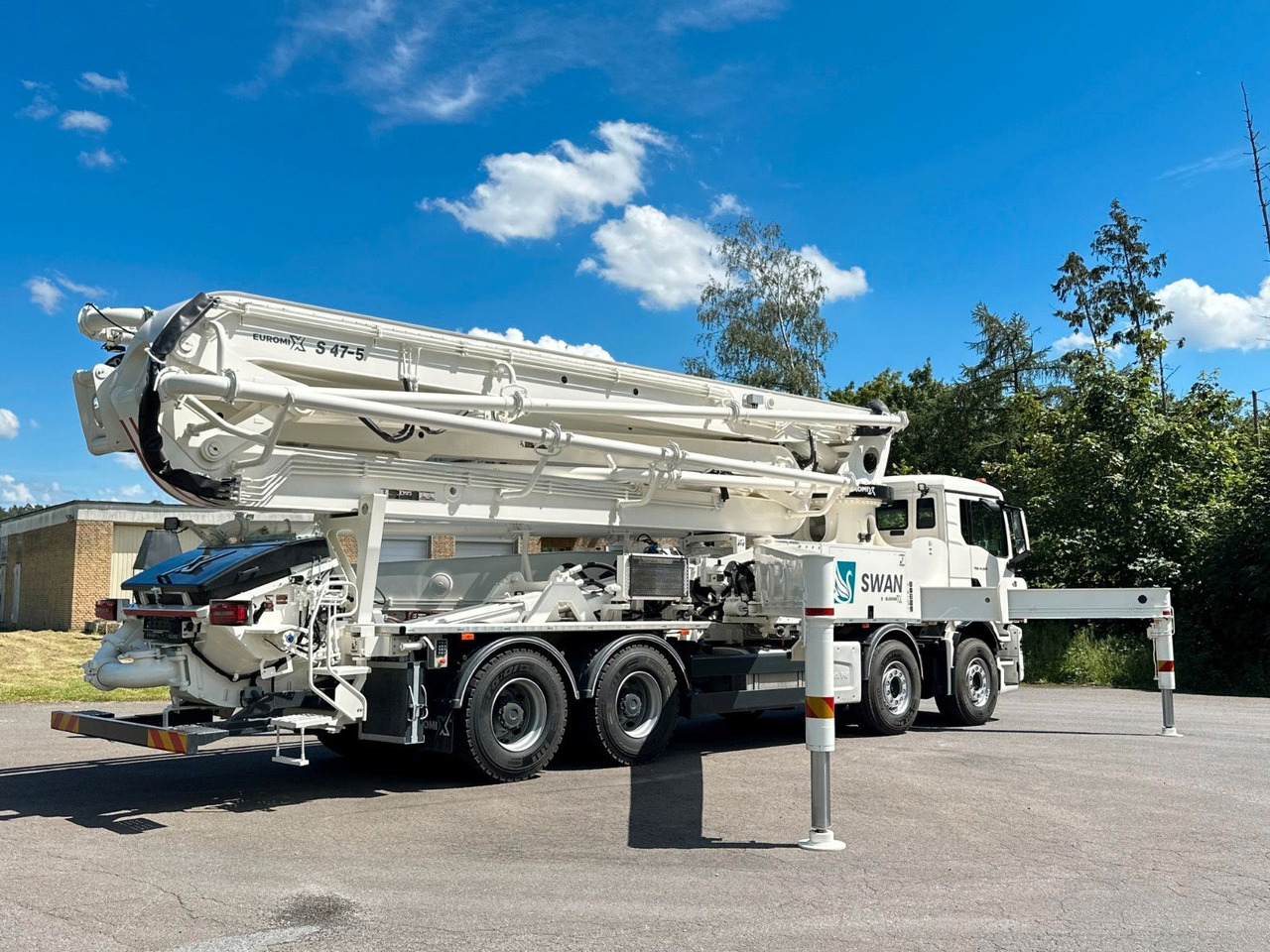 Volvo FMX 500 8x4 SWAN 47m Betonpumpe EuromixMTP - مضخة خرسانة: صور 4 Volvo FMX 500 8x4 SWAN 47m Betonpumpe EuromixMTP - مضخة خرسانة: صور 4