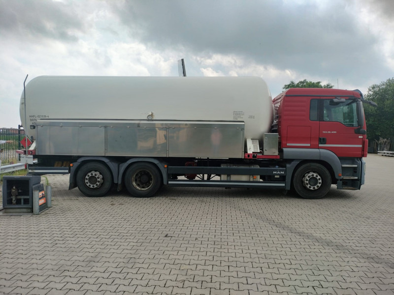 MAN TGS 26.400 6x2-4 LL 26900 Liter Gas tank truck ID 2.168 Rootselaar, flowmeter, pump - شاحنة صهريج: صور 3 MAN TGS 26.400 6x2-4 LL 26900 Liter Gas tank truck ID 2.168 Rootselaar, flowmeter, pump - شاحنة صهريج: صور 3