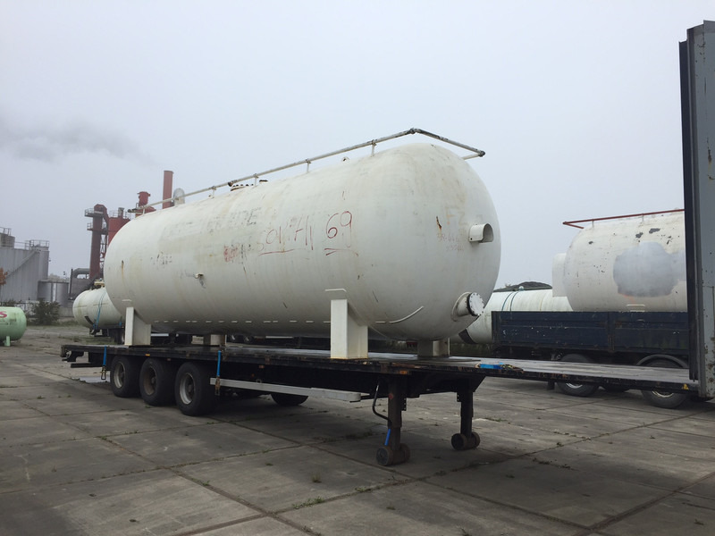 Van Hool Open flatbed trailer Stationary tank 50m3 - Gas, Gaz, LPG, GPL, Propane, Butane ID 1.1 - نصف مقطورة صهريج: صور 1 Van Hool Open flatbed trailer Stationary tank 50m3 - Gas, Gaz, LPG, GPL, Propane, Butane ID 1.1 - نصف مقطورة صهريج: صور 1