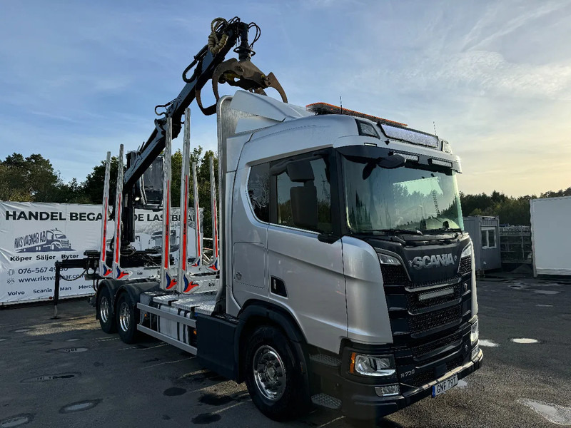 Scania R730 V8 6X4, Retarder,Timber-truck + Kesla, 2020 - شاحنة قطع الأشجار, شاحنة كرين: صور 1 Scania R730 V8 6X4, Retarder,Timber-truck + Kesla, 2020 - شاحنة قطع الأشجار, شاحنة كرين: صور 1