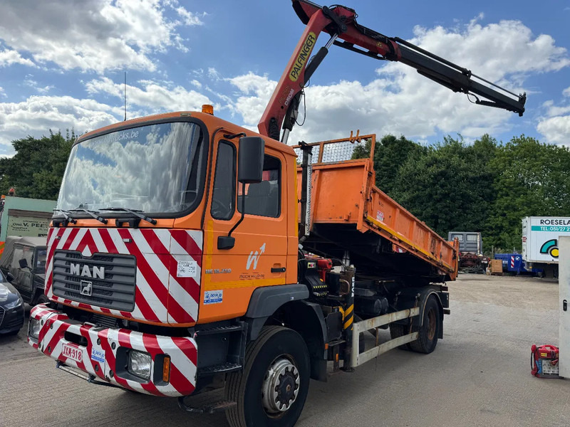 MAN ME 18.250 4X4 **4X4-TIPPER+PALFINGER PK7501-BELGIAN TRUCK** - قلابات, شاحنة كرين: صور 2 MAN ME 18.250 4X4 **4X4-TIPPER+PALFINGER PK7501-BELGIAN TRUCK** - قلابات, شاحنة كرين: صور 2