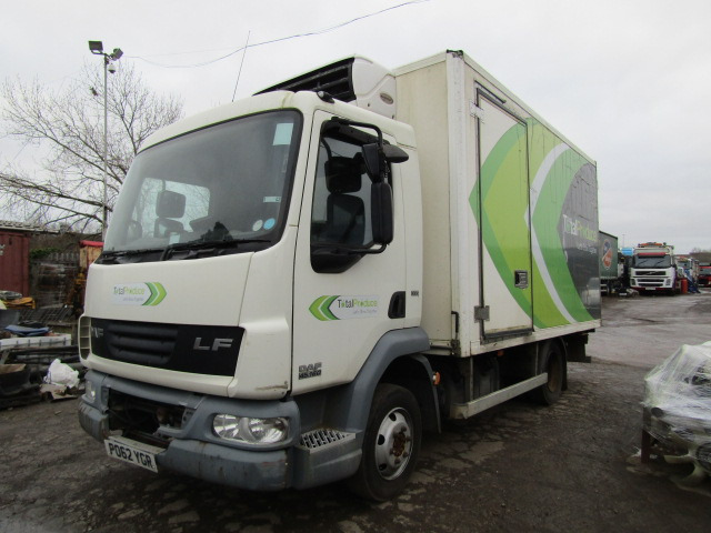 DAF LF 45 160 REFRIDGERATED TRUCK 2012 FOR BREAKING (CARRIER FRIDGE UNIT) - شاحنة: صور 3 DAF LF 45 160 REFRIDGERATED TRUCK 2012 FOR BREAKING (CARRIER FRIDGE UNIT) - شاحنة: صور 3