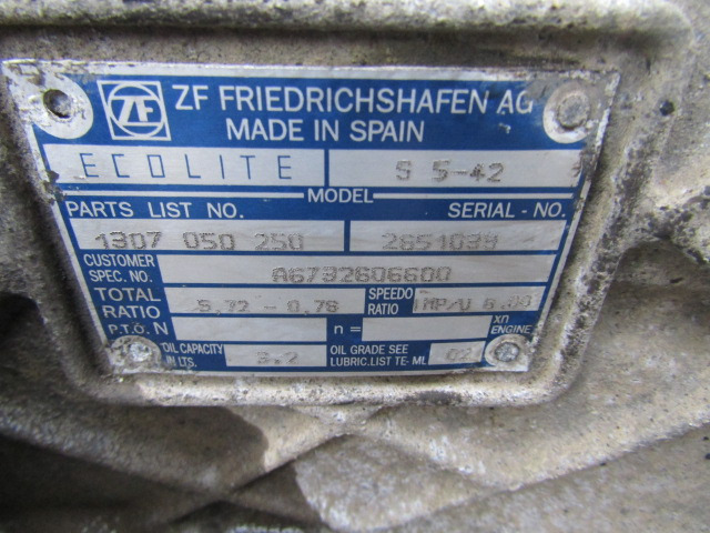 MERCEDES ATEGO 815 ZF S5.42 5 SPEED GEARBOX - علبة التروس - شاحنة: صور 3 MERCEDES ATEGO 815 ZF S5.42 5 SPEED GEARBOX - علبة التروس - شاحنة: صور 3