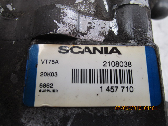 SCANIA 124 420 DC1203 POWER STEERING PUMP 2108038 - المحرك و قطع الغيار - شاحنة: صور 2 SCANIA 124 420 DC1203 POWER STEERING PUMP 2108038 - المحرك و قطع الغيار - شاحنة: صور 2