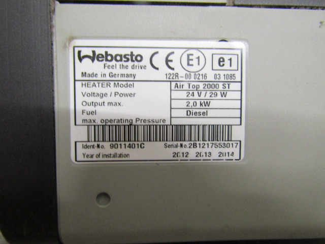 WEBASTO ST2000 AIR DROP NIGHT HEATER ALSO 2000S & LARGE CHOICE AVAILABLE - الكابينة والداخلية - شاحنة: صور 3 WEBASTO ST2000 AIR DROP NIGHT HEATER ALSO 2000S & LARGE CHOICE AVAILABLE - الكابينة والداخلية - شاحنة: صور 3