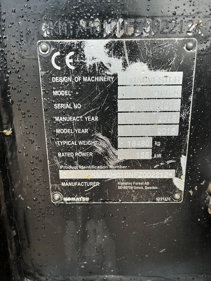 Komatsu 911 - الحصادات: صور 5 Komatsu 911 - الحصادات: صور 5