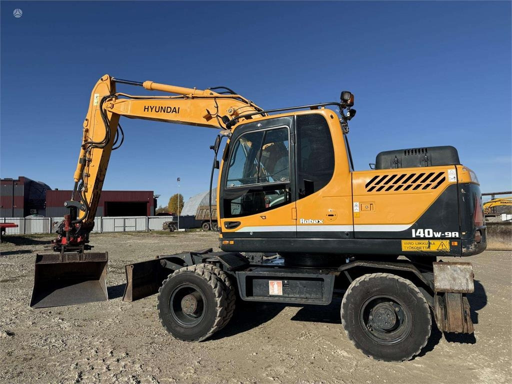Hyundai Robex 140 W-9A Rototilt + grap - حفارة على عجلات: صور 2 Hyundai Robex 140 W-9A Rototilt + grap - حفارة على عجلات: صور 2
