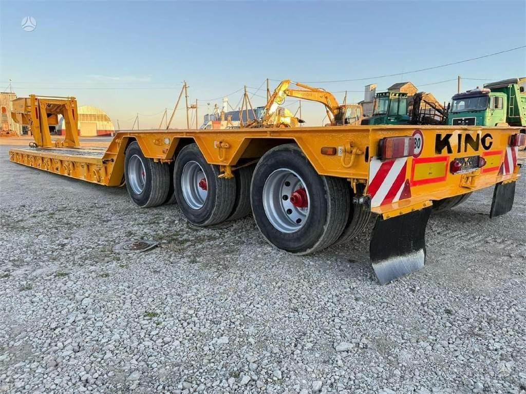 King GTL 83/34 lowbed - عربة مسطحة منخفضة نصف مقطورة: صور 3 King GTL 83/34 lowbed - عربة مسطحة منخفضة نصف مقطورة: صور 3