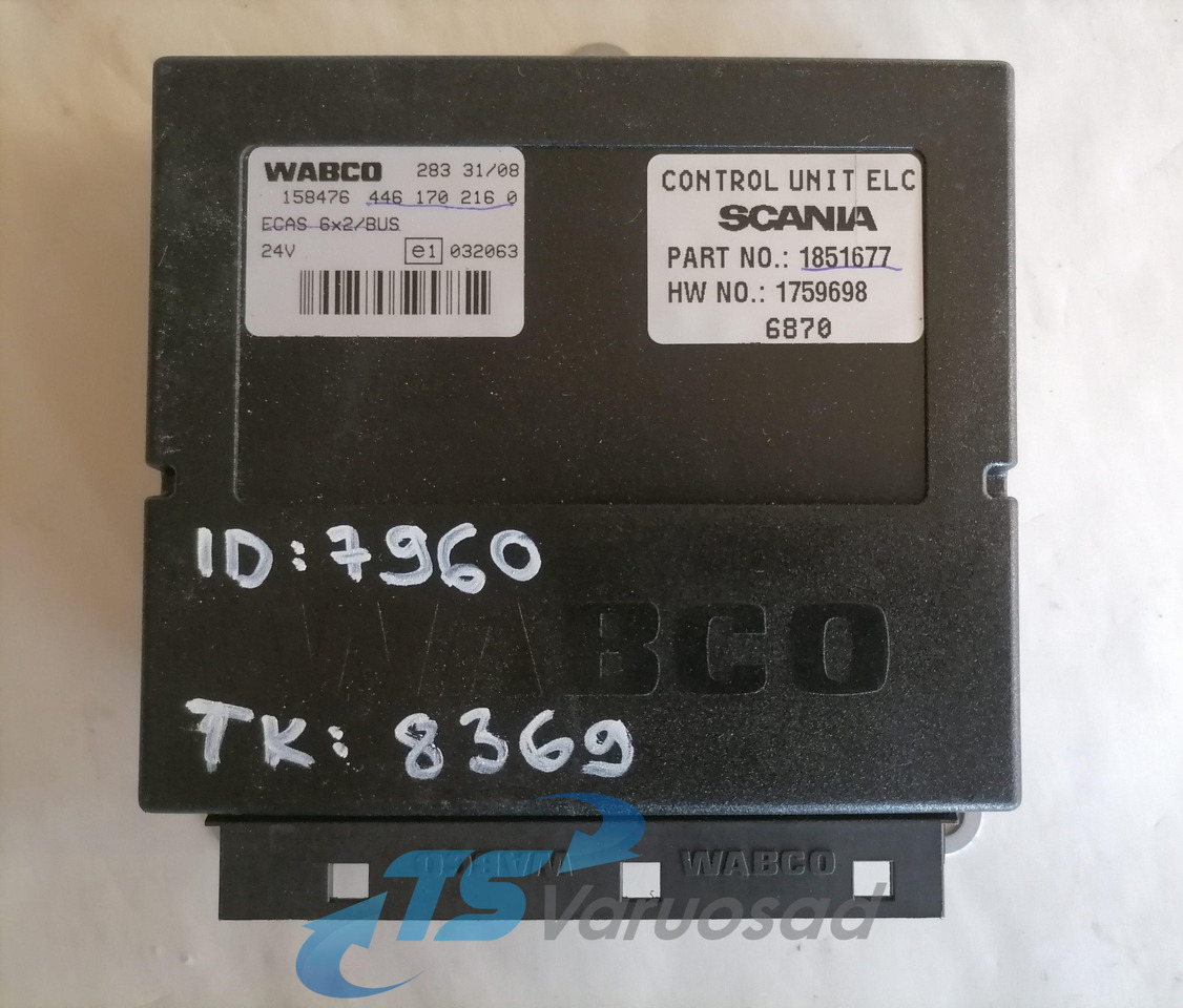 Scania Ecu, ECAS 1759698 - كتلة التحكم - شاحنة: صور 3 Scania Ecu, ECAS 1759698 - كتلة التحكم - شاحنة: صور 3