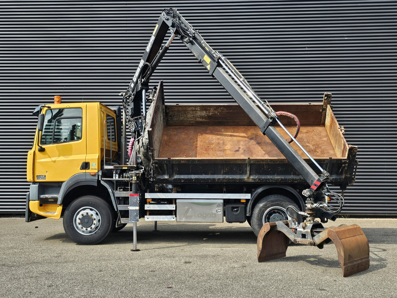 DAF CF 75.250 4X4 / HIAB CRANE + TIPPER / MANUAL / SPRING - شاحنة, شاحنة كرين: صور 3 DAF CF 75.250 4X4 / HIAB CRANE + TIPPER / MANUAL / SPRING - شاحنة, شاحنة كرين: صور 3