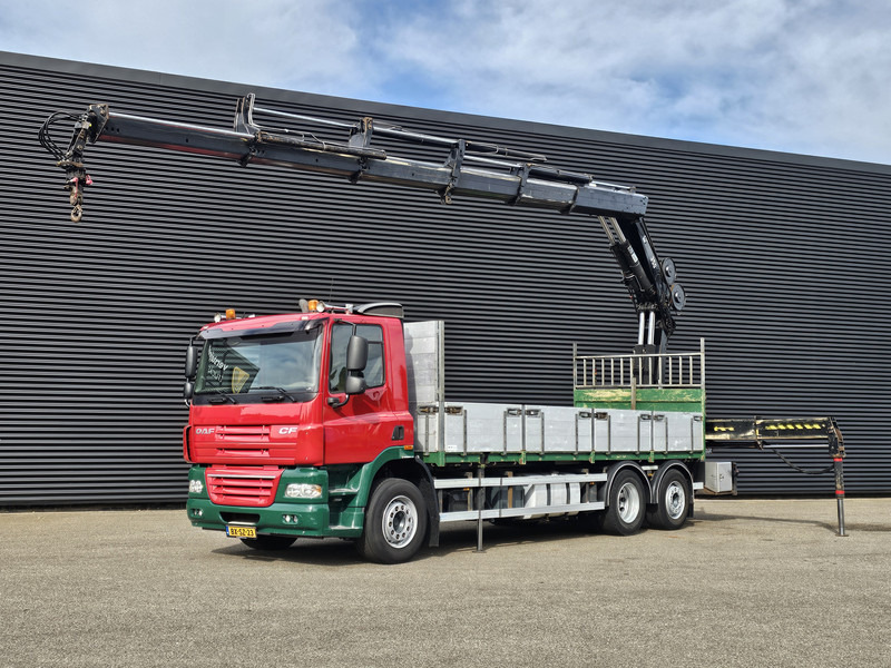 DAF CF 85.410 6x2 / HIAB 35 t/m crane / kran + REMOTE - شاحنات مسطحة, شاحنة كرين: صور 2 DAF CF 85.410 6x2 / HIAB 35 t/m crane / kran + REMOTE - شاحنات مسطحة, شاحنة كرين: صور 2