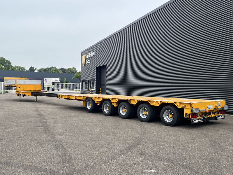Goldhofer STZ-L 5-50/80 A / EXTENDABLE / 5 X STEERING AXLE - عربة مسطحة منخفضة نصف مقطورة: صور 2 Goldhofer STZ-L 5-50/80 A / EXTENDABLE / 5 X STEERING AXLE - عربة مسطحة منخفضة نصف مقطورة: صور 2