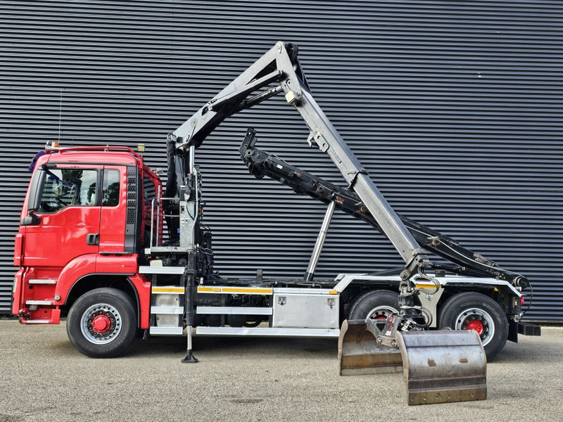 MAN TGS 26.400 / 6x4H-2 / HMF Z KRAAN + CONTAINERSYSTEM - شاحنة - نظام الكابلات, شاحنة كرين: صور 3 MAN TGS 26.400 / 6x4H-2 / HMF Z KRAAN + CONTAINERSYSTEM - شاحنة - نظام الكابلات, شاحنة كرين: صور 3