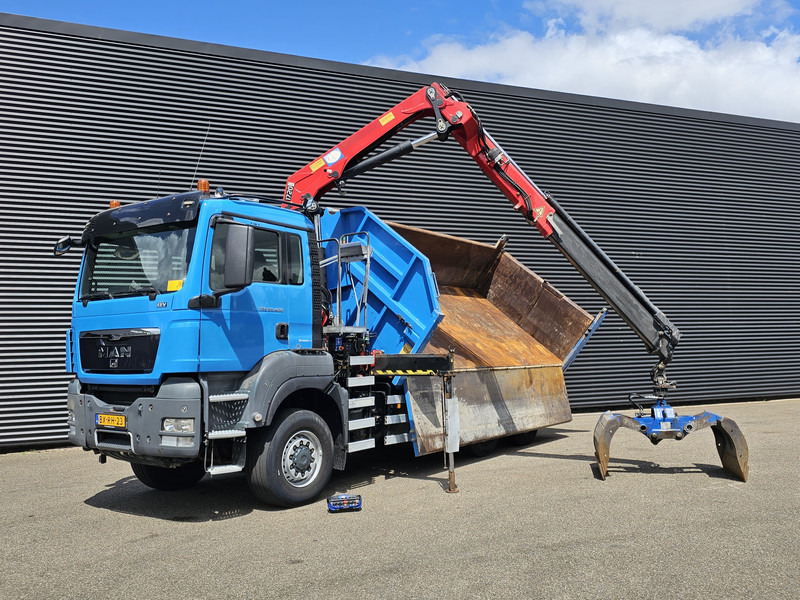 MAN TGS 28.400 6X4-4 BL / CRANE + 2 SIDE TIPPER - قلابات, شاحنة كرين: صور 3 MAN TGS 28.400 6X4-4 BL / CRANE + 2 SIDE TIPPER - قلابات, شاحنة كرين: صور 3