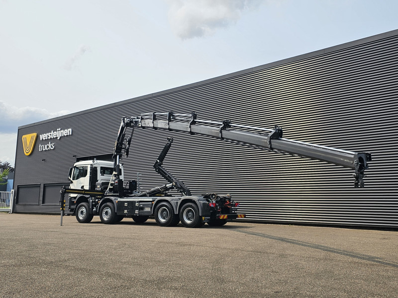 MAN TGS 35.470 8X4 BB / HIAB CRANE + HOOKLIFT - شاحنة كرين: صور 4 MAN TGS 35.470 8X4 BB / HIAB CRANE + HOOKLIFT - شاحنة كرين: صور 4