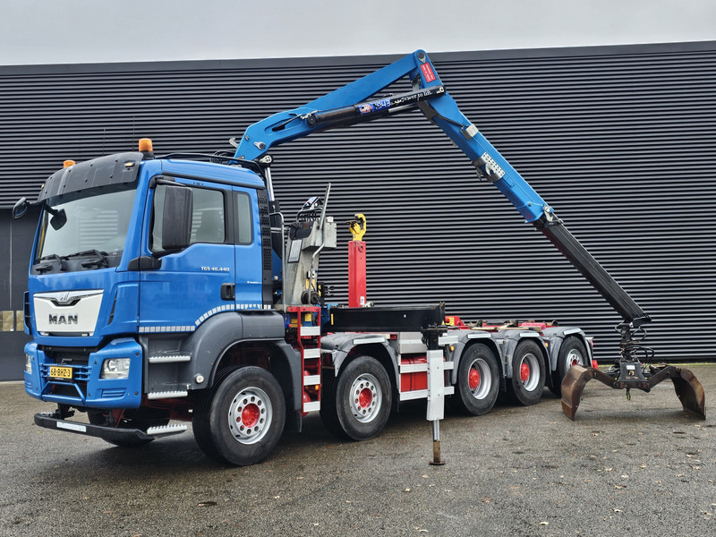 MAN TGS 47.440 BBL / 10X4 HOOKLIFT + Z CRANE - شاحنة ذات الخطاف, شاحنة كرين: صور 3 MAN TGS 47.440 BBL / 10X4 HOOKLIFT + Z CRANE - شاحنة ذات الخطاف, شاحنة كرين: صور 3