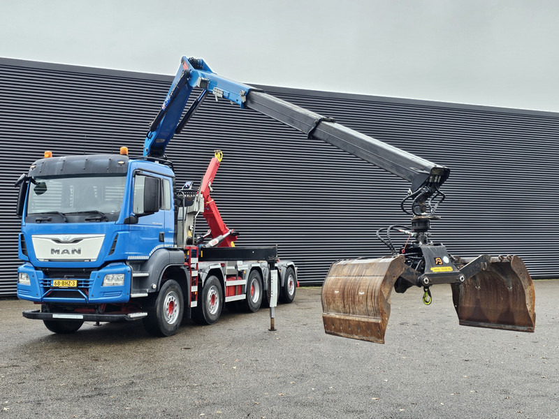 MAN TGS 47.440 BBL / 10X4 HOOKLIFT + Z CRANE - شاحنة ذات الخطاف, شاحنة كرين: صور 2 MAN TGS 47.440 BBL / 10X4 HOOKLIFT + Z CRANE - شاحنة ذات الخطاف, شاحنة كرين: صور 2