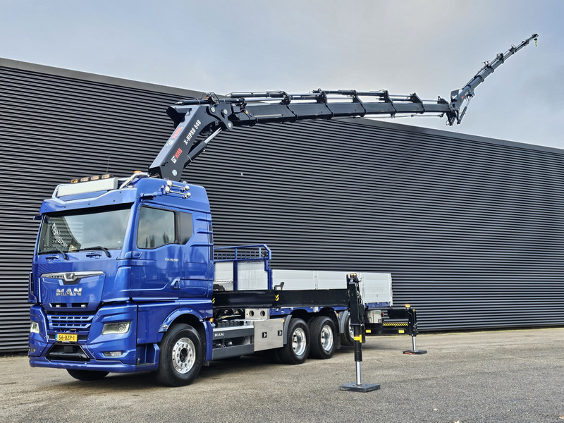 MAN TGX 35.580 8x4-4 / HIAB 54 t/m CRANE+ JIB - شاحنات مسطحة, شاحنة كرين: صور 1 MAN TGX 35.580 8x4-4 / HIAB 54 t/m CRANE+ JIB - شاحنات مسطحة, شاحنة كرين: صور 1