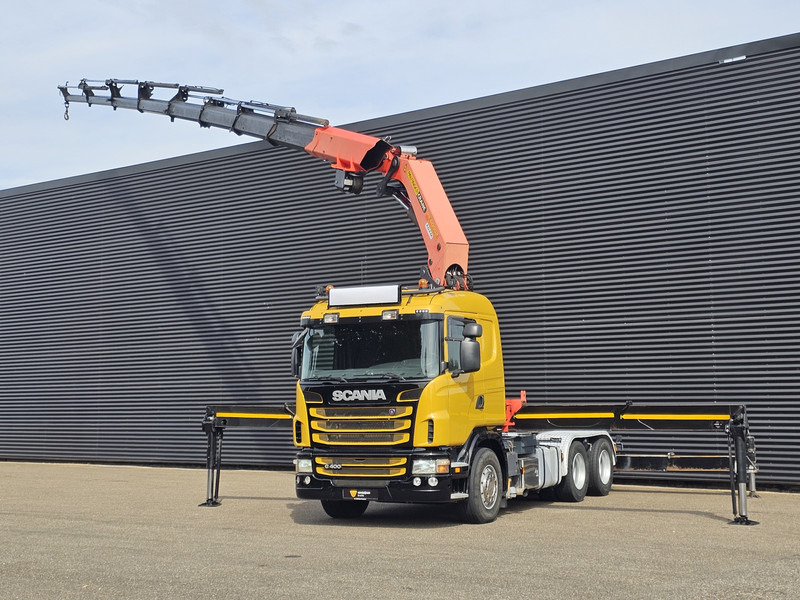 Scania G400 6x2 / PALFINGER PK 60002 / WINCH / BALLAST - شاحنة كرين: صور 3 Scania G400 6x2 / PALFINGER PK 60002 / WINCH / BALLAST - شاحنة كرين: صور 3