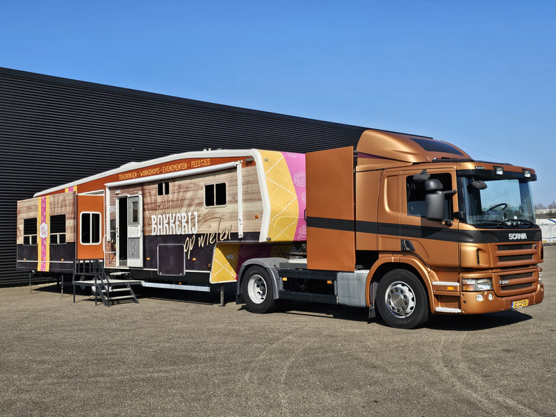 Scania P 280 + trailer - 2 X SLIDE OUT / CAMPER / WOHNMOBIL - بصندوق مغلق نصف مقطورة: صور 1 Scania P 280 + trailer - 2 X SLIDE OUT / CAMPER / WOHNMOBIL - بصندوق مغلق نصف مقطورة: صور 1