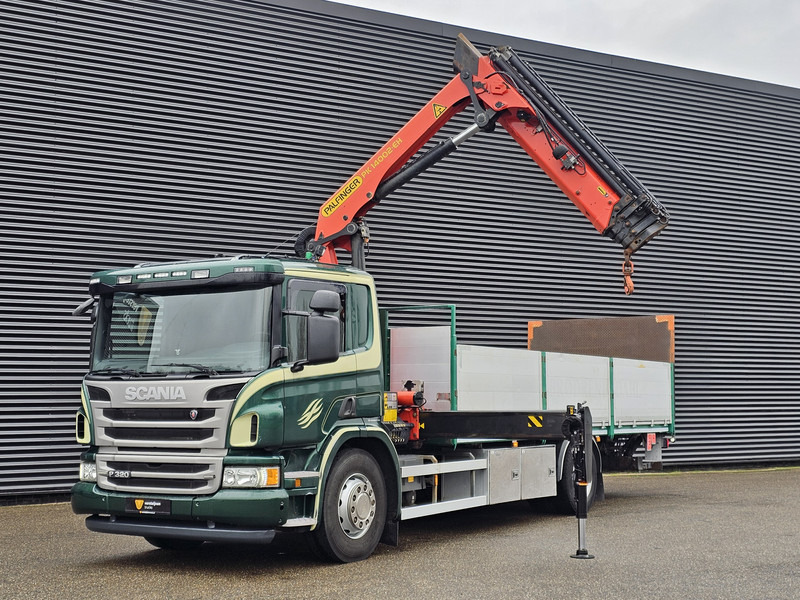 Scania P320 / 4x2 / PALFINGER PK14002 / CRANE/KRAN - شاحنات مسطحة, شاحنة كرين: صور 3 Scania P320 / 4x2 / PALFINGER PK14002 / CRANE/KRAN - شاحنات مسطحة, شاحنة كرين: صور 3