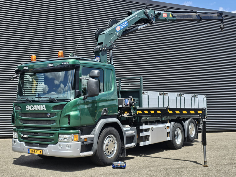 Scania P410 / 6X2-4 / 21 t/m CRANE / KRAN - شاحنات مسطحة, شاحنة كرين: صور 1 Scania P410 / 6X2-4 / 21 t/m CRANE / KRAN - شاحنات مسطحة, شاحنة كرين: صور 1