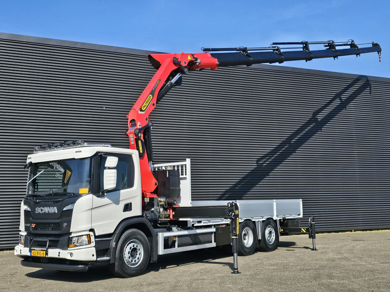 Scania P410 6x2*4 / PALFINGER 35 tm CRANE + WINCH - شاحنة كرين: صور 1 Scania P410 6x2*4 / PALFINGER 35 tm CRANE + WINCH - شاحنة كرين: صور 1
