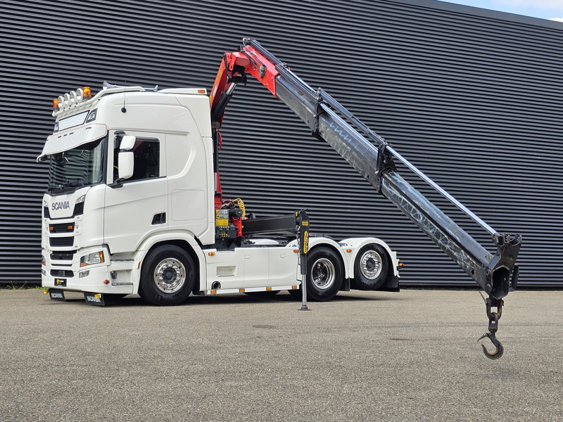 Scania R500 6x2 / RETARDER / PALFINGER CRANE / KRAN - شاحنة جرار: صور 4 Scania R500 6x2 / RETARDER / PALFINGER CRANE / KRAN - شاحنة جرار: صور 4