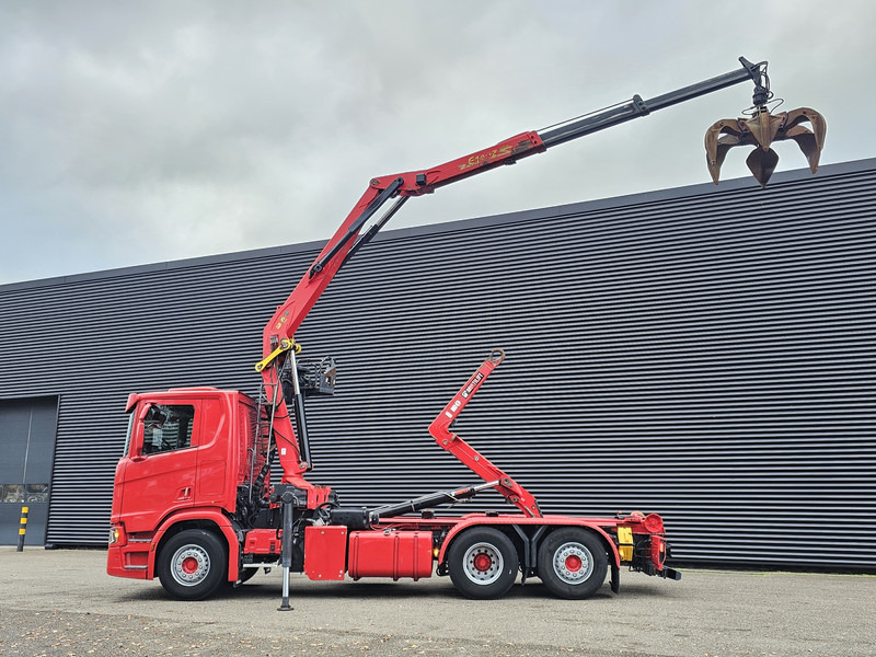 Scania R520 V8 6x2/4 / EPSILON CRANE + HOOKLIFT - شاحنة ذات الخطاف, شاحنة كرين: صور 3 Scania R520 V8 6x2/4 / EPSILON CRANE + HOOKLIFT - شاحنة ذات الخطاف, شاحنة كرين: صور 3