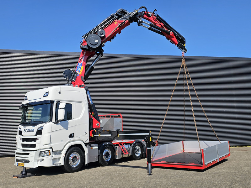 Scania R590 8x2*6 HMF 9520 + JiB + WINCH / TRACTOR / - شاحنة كرين: صور 2 Scania R590 8x2*6 HMF 9520 + JiB + WINCH / TRACTOR / - شاحنة كرين: صور 2