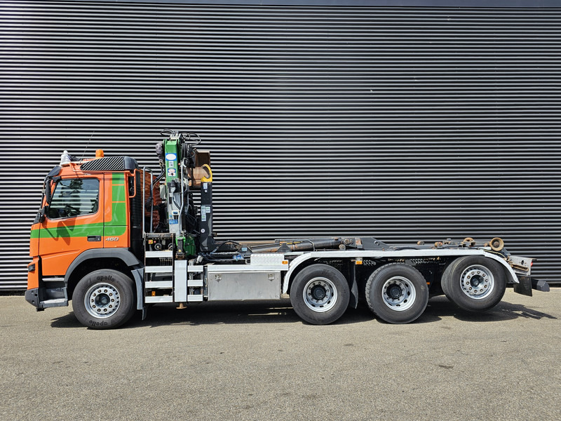 شاحنة ذات الخطاف, شاحنة كرين Volvo FMX 460 / 8x4-4 / HMF CRANE + HOOKLIFT / CONTAINER: صور 9