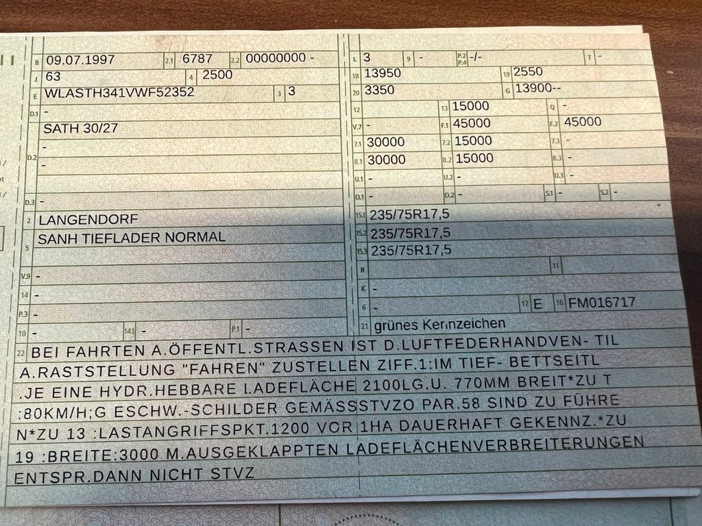 Langendorf Tiefbett mit Rampen Hydraulisch Langendorf Tiefbett mit Rampen Hydraulisch - عربة مسطحة منخفضة نصف مقطورة: صور 2 Langendorf Tiefbett mit Rampen Hydraulisch Langendorf Tiefbett mit Rampen Hydraulisch - عربة مسطحة منخفضة نصف مقطورة: صور 2