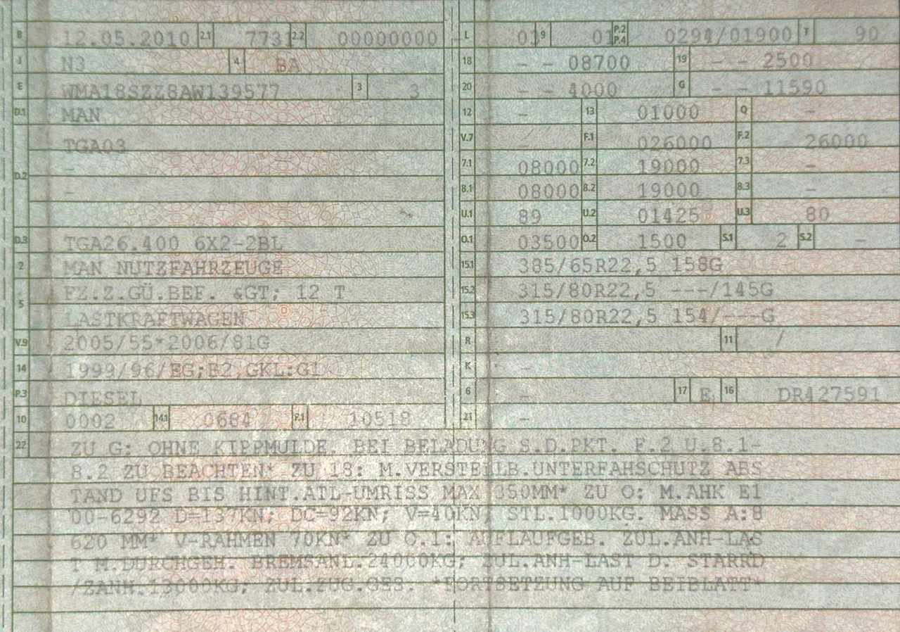 MAN 26.400 TGS | Meiller RK 20.70 | hydr. Container. - شاحنة ذات الخطاف: صور 2 MAN 26.400 TGS | Meiller RK 20.70 | hydr. Container. - شاحنة ذات الخطاف: صور 2