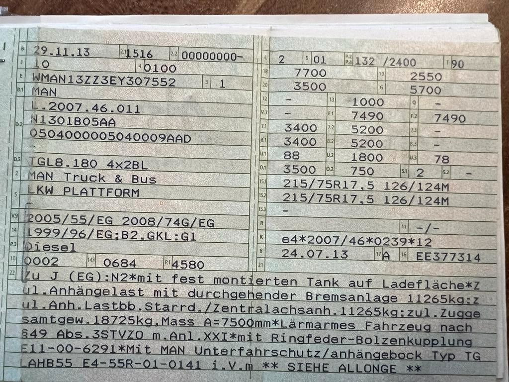 MAN 8.180 4X2 offene Pritsche MAN 8.180 4X2 offene Pritsche - الشاحنات الصغيرة المسطحة: صور 2 MAN 8.180 4X2 offene Pritsche MAN 8.180 4X2 offene Pritsche - الشاحنات الصغيرة المسطحة: صور 2