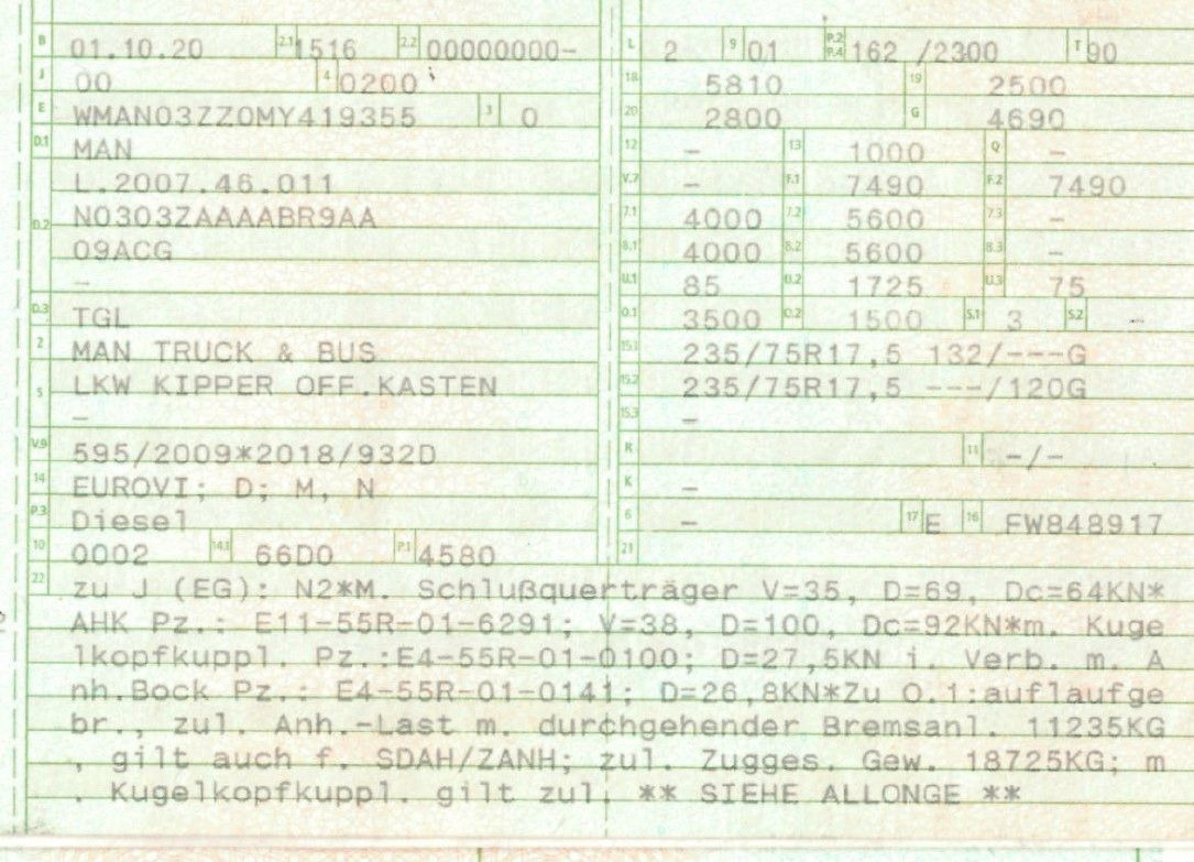 MAN 8.220 4x2 Meiller 3S. Kipper | TOP Zustand! - قلاب صغير: صور 2 MAN 8.220 4x2 Meiller 3S. Kipper | TOP Zustand! - قلاب صغير: صور 2