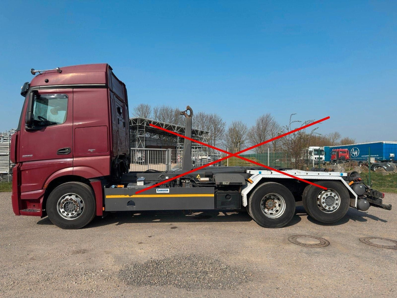 Mercedes-Benz 2558 6x2 Fahrgestell Chassis | Retarder | Klima - الشاسيه شاحنة: صور 4 Mercedes-Benz 2558 6x2 Fahrgestell Chassis | Retarder | Klima - الشاسيه شاحنة: صور 4