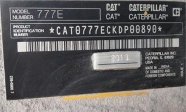 CAT 777E - شاحنة قلابة للمحاجر: صور 5 CAT 777E - شاحنة قلابة للمحاجر: صور 5