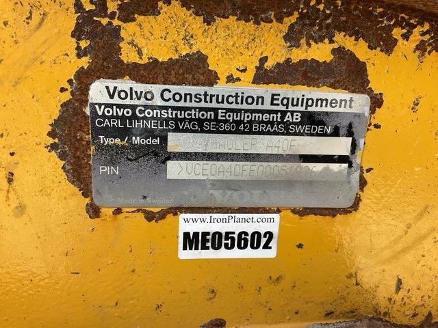 Volvo A40F - شاحنة مفصلية: صور 5 Volvo A40F - شاحنة مفصلية: صور 5