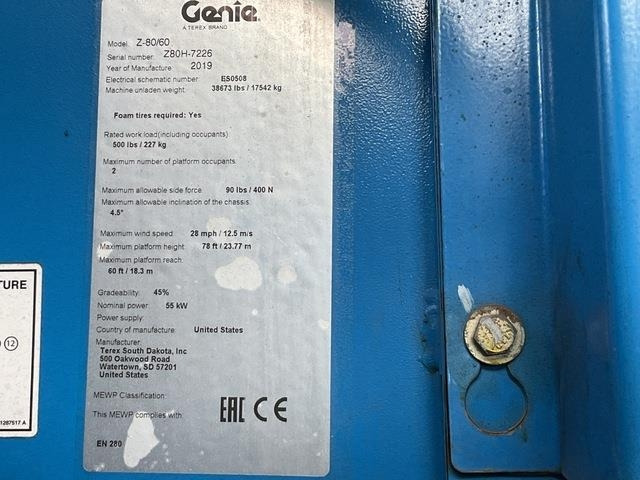 Genie Z80 - رافعات سلة مفصلية: صور 5 Genie Z80 - رافعات سلة مفصلية: صور 5