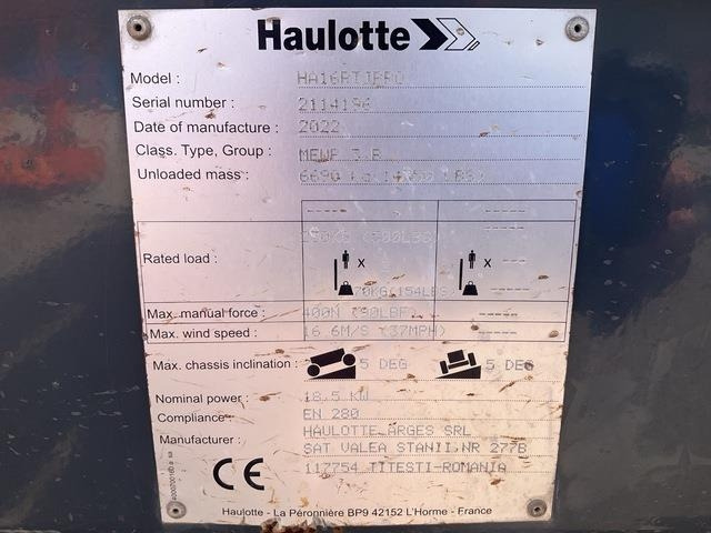 Haulotte HA16RT - رافعات سلة مفصلية: صور 5 Haulotte HA16RT - رافعات سلة مفصلية: صور 5
