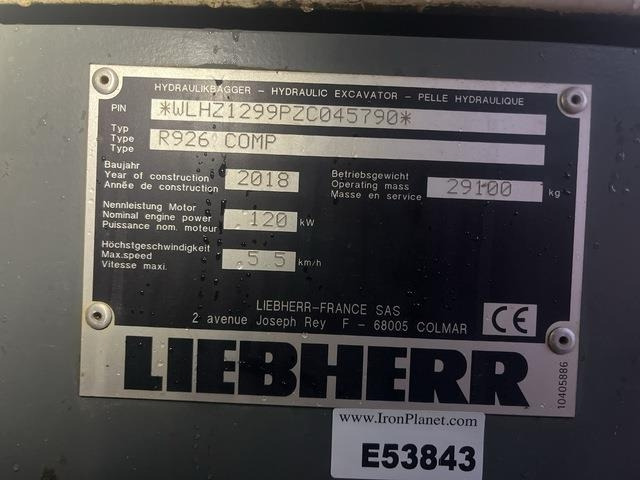 Liebherr R926 Compact - حفارات زحافة: صور 5 Liebherr R926 Compact - حفارات زحافة: صور 5