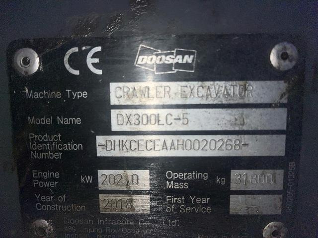 Doosan DX300LC-5 - حفارات زحافة: صور 5 Doosan DX300LC-5 - حفارات زحافة: صور 5