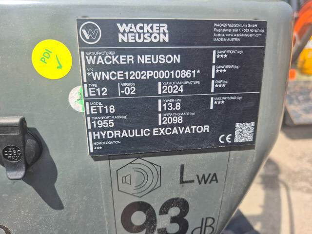 Wacker Neuson ET18 - حفارة مصغرة: صور 4 Wacker Neuson ET18 - حفارة مصغرة: صور 4